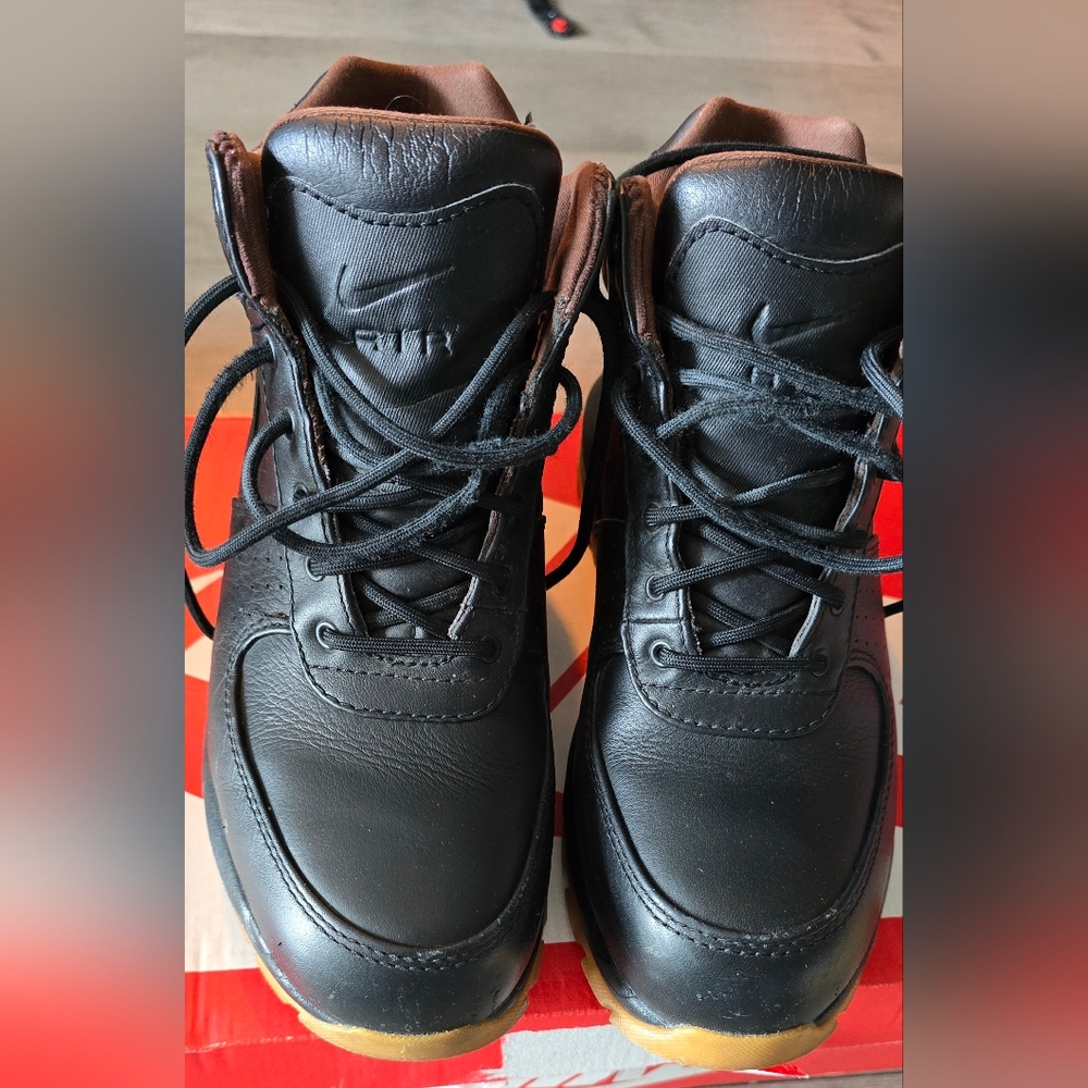 Nike AIR MAX GOADIME SE (FROM GERMANY) ?Black/Brown Rugged Boots SIZE 7.5 MENS